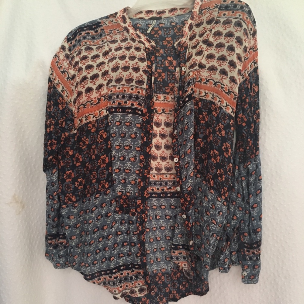 Free People Button Down